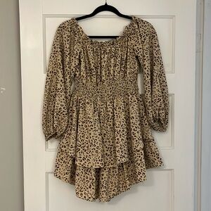 Cheetah Romper